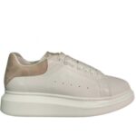 White and Light Rose ( suede leather)