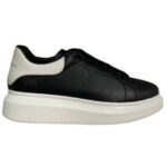 Black with White sole and back (leather on the back)