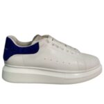 White and Electric Blu (suede leather on the back)