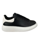 Black with white back and sole (leather on the back)